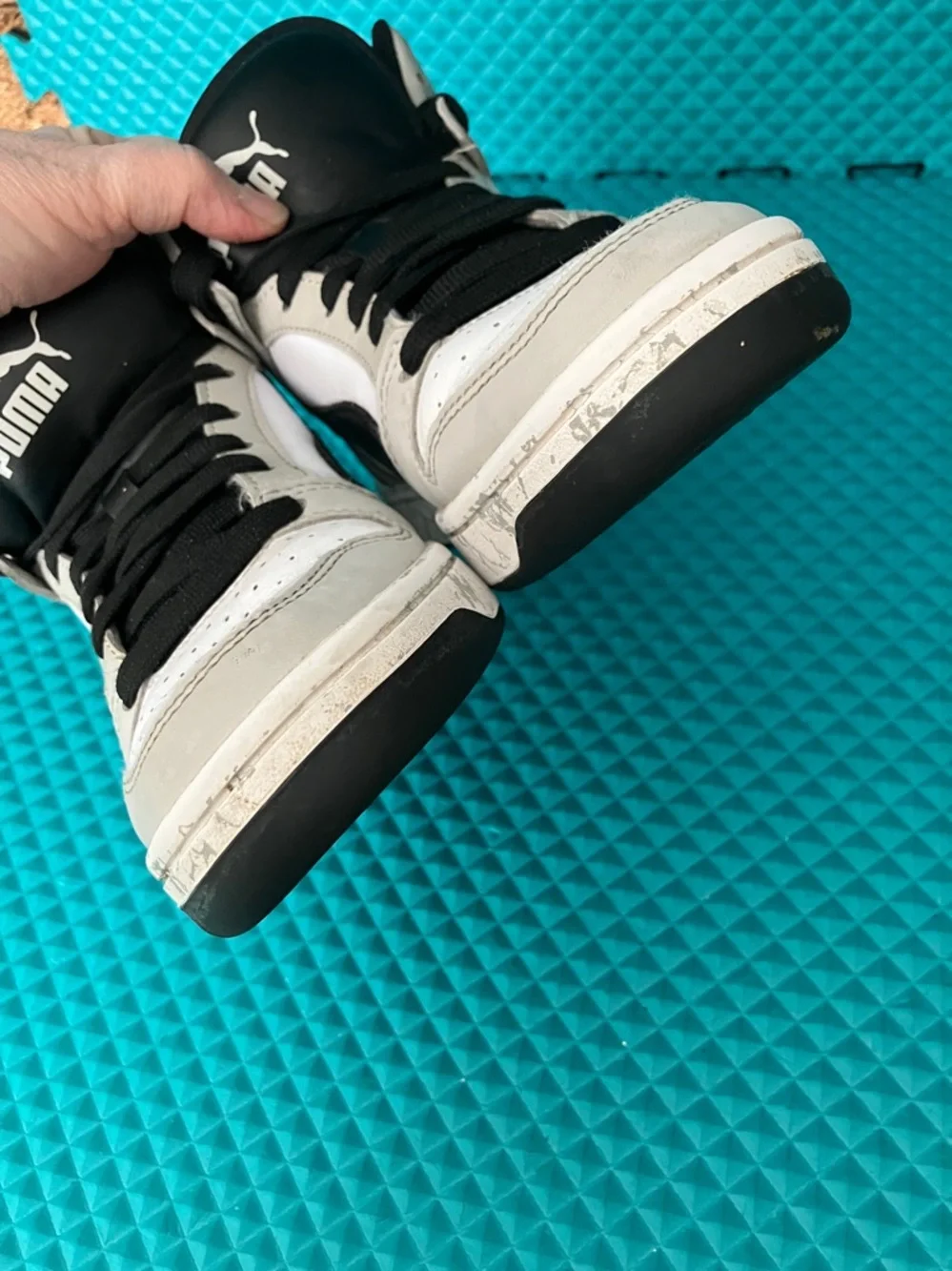 PUMA Big Kids Basketball Rebound Layup Atypical High Top Sneaker | 5